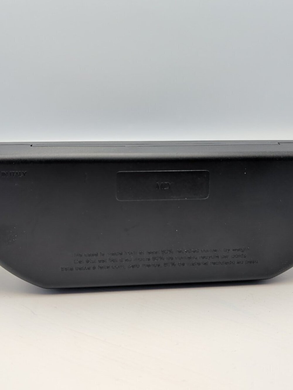 Nike Black Hard Sunglasses Eyeglass Glasses Case Felt Lined Clam Shell Italy Y2K - Picture 8 of 11
